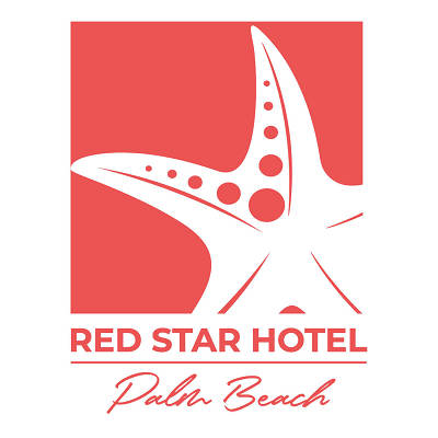 Red Star Hotel Palm Beach logo red